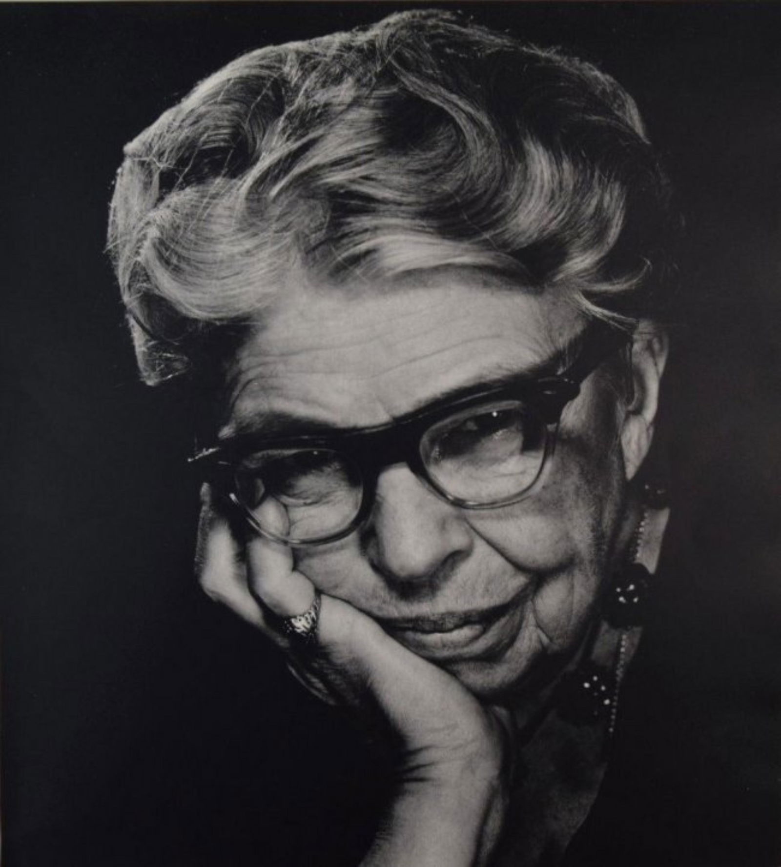 Philippe Halsman - Eleanor Roosevelt: PHILIPPE HALSMAN (1906-1979) Eleanor Roosevelt Sheet-fed gravure, 1970s Printed in Italy 11" x 10"