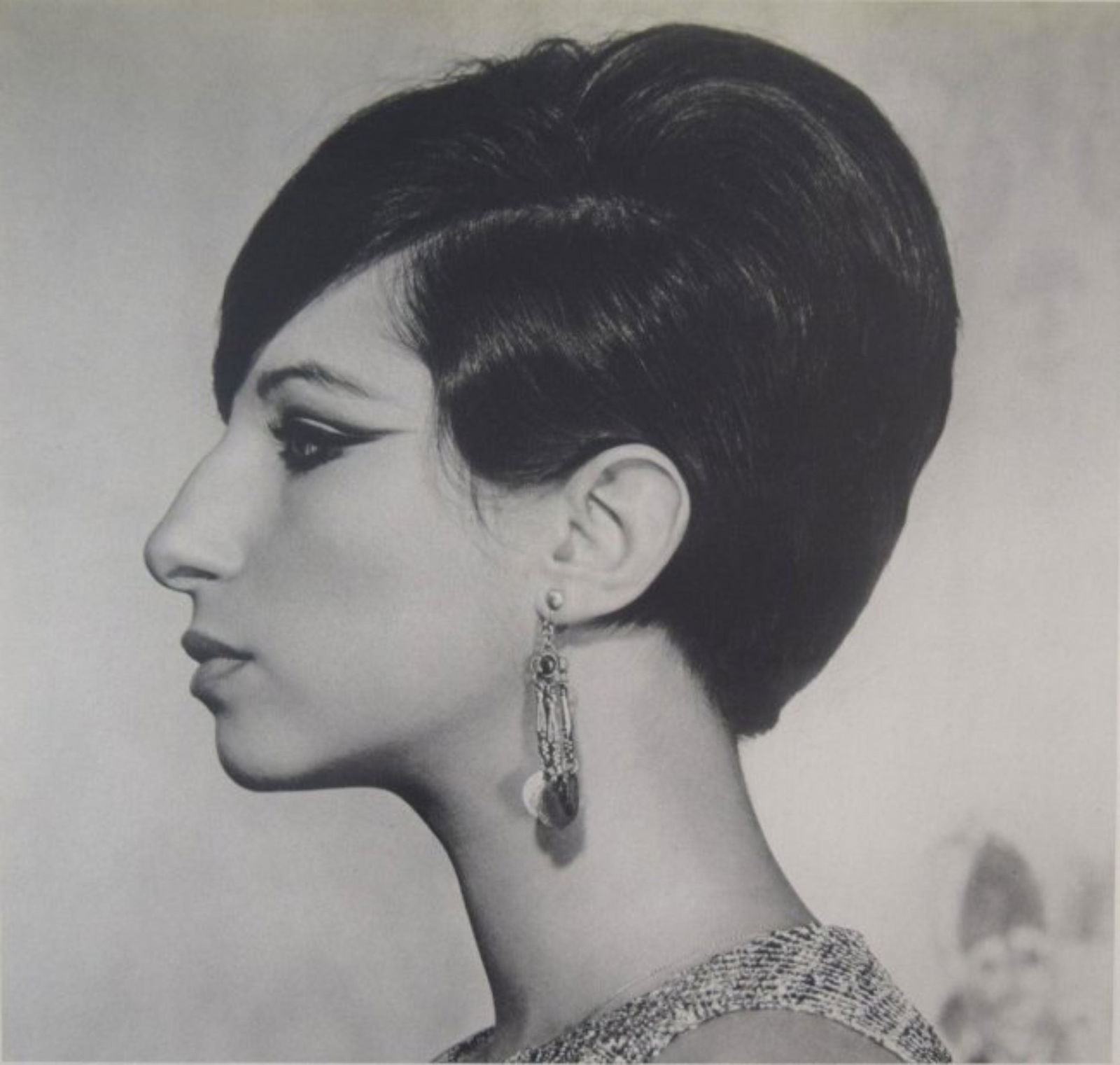 Philippe Halsman - Barbara Streisand: PHILIPPE HALSMAN (1906-1979) Barbara Streisand Sheet-fed gravure, c. 1970s Printed in Italy 9" x 9"