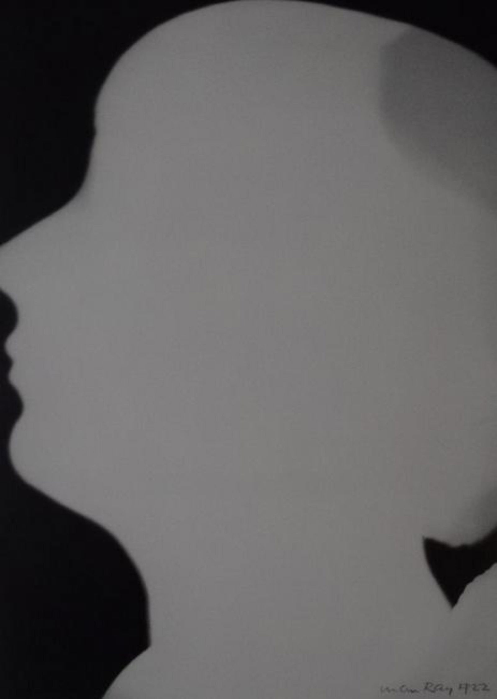 Man Ray - Rayograph (Kiki), 1922: MAN RAY (1890-1976) Rayograph (Kiki), 1922 Sheet-fed gravure 10 3/8" x 7 1/2"