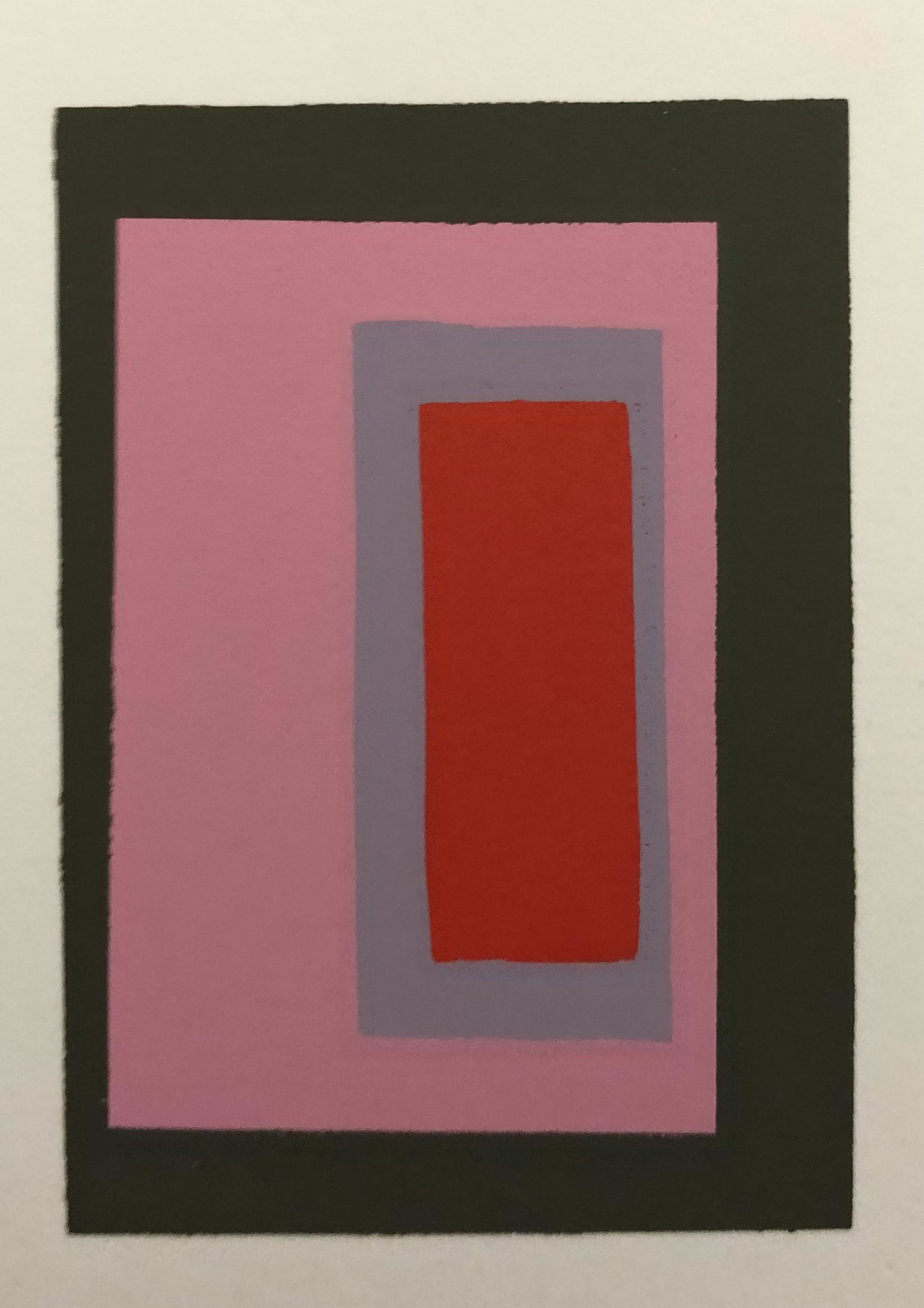 Josef Albers- Untitled, Silkscreen, 1963 (1 of 1)