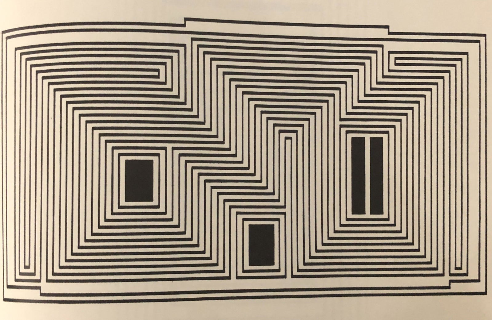 Josef Albers - Sanctuary, c. 1968 Offsetlitho (1 of 1)
