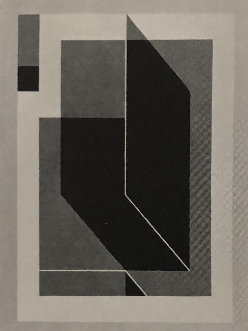 Josef Albers - Bent Black, c. 1962 Offsetlitho (1 of 1)