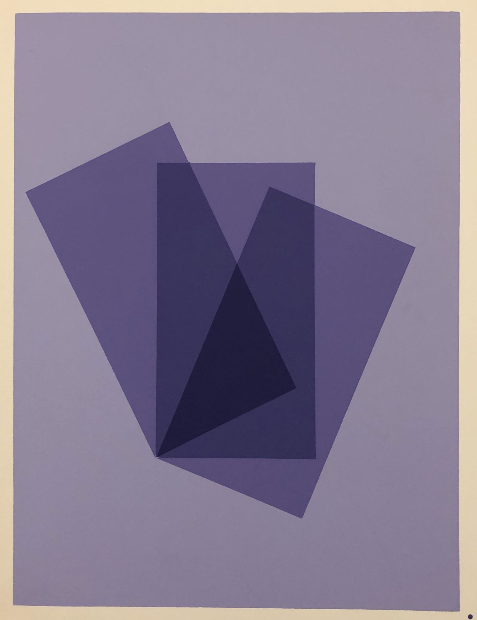 Josef Albers- Untitled, Silkscreen, 1963 (1 of 1)