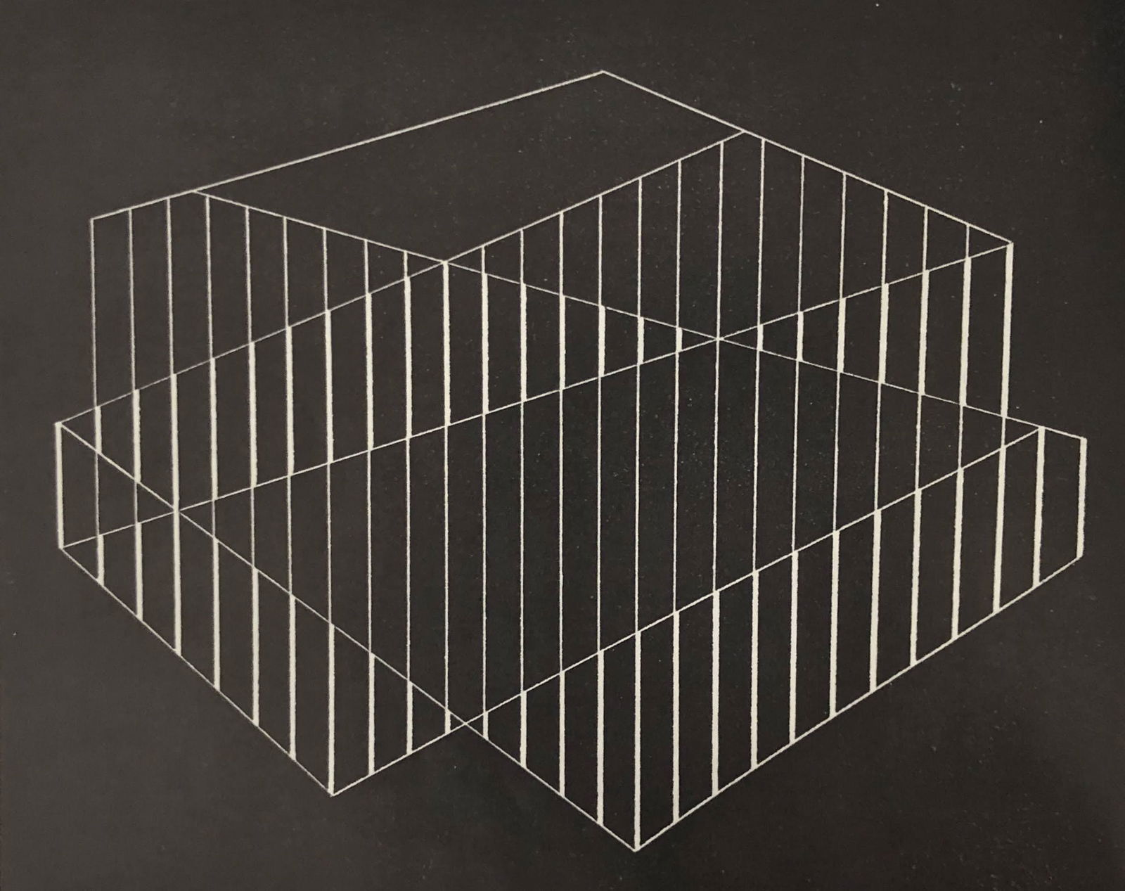 Josef Albers - Fenced, c. 1973 Offsetlitho (1 of 1)