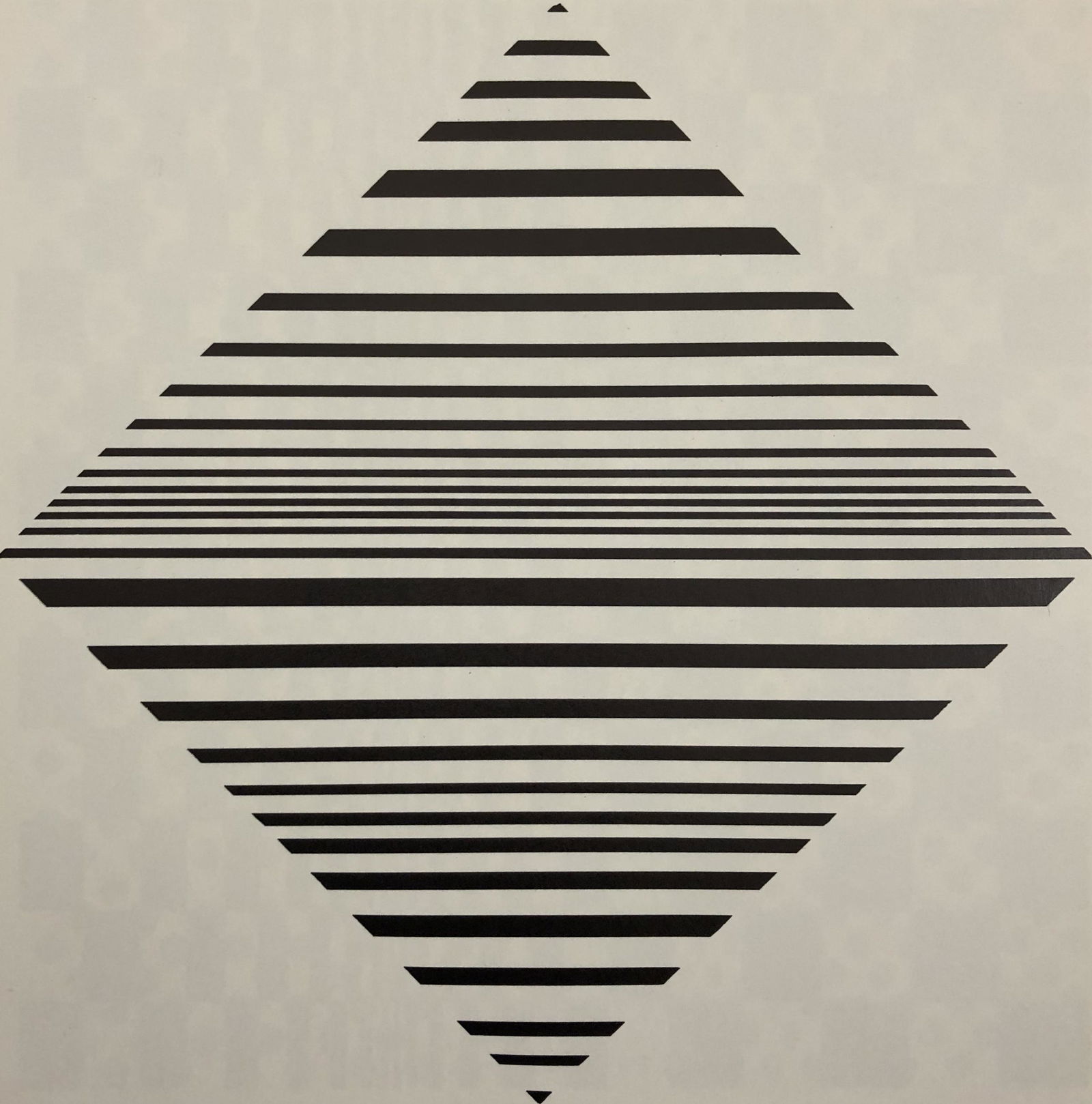 Bridget Riley -  Serif, c. 1970 Offsetlitho (1 of 1)