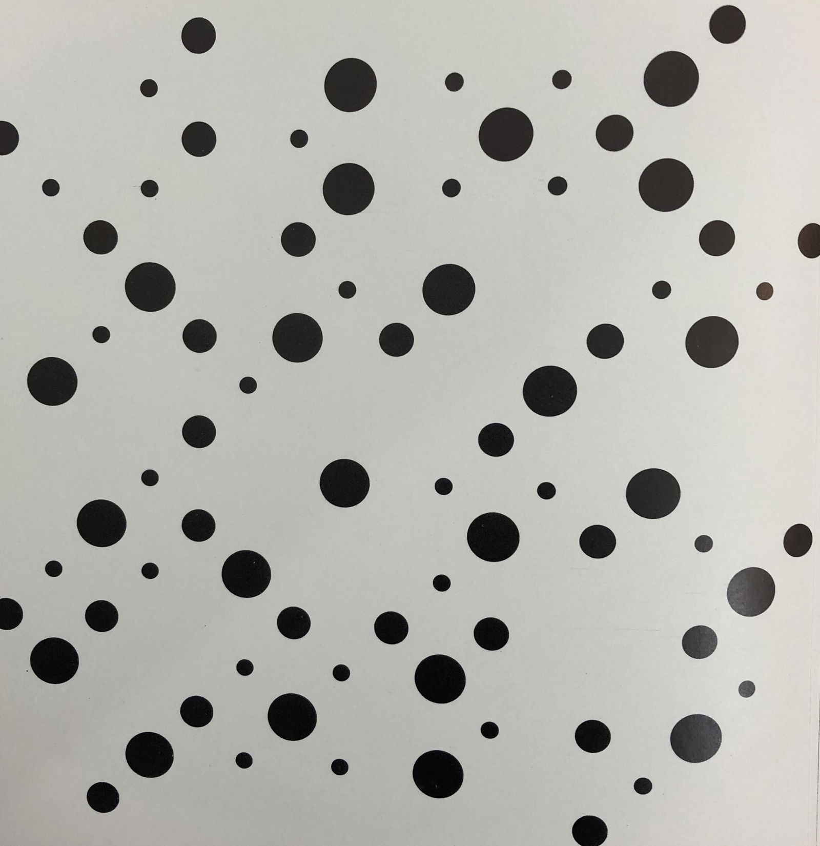 Bridget Riley - White disks 1, c. 1970 Offsetlitho (1 of 1)