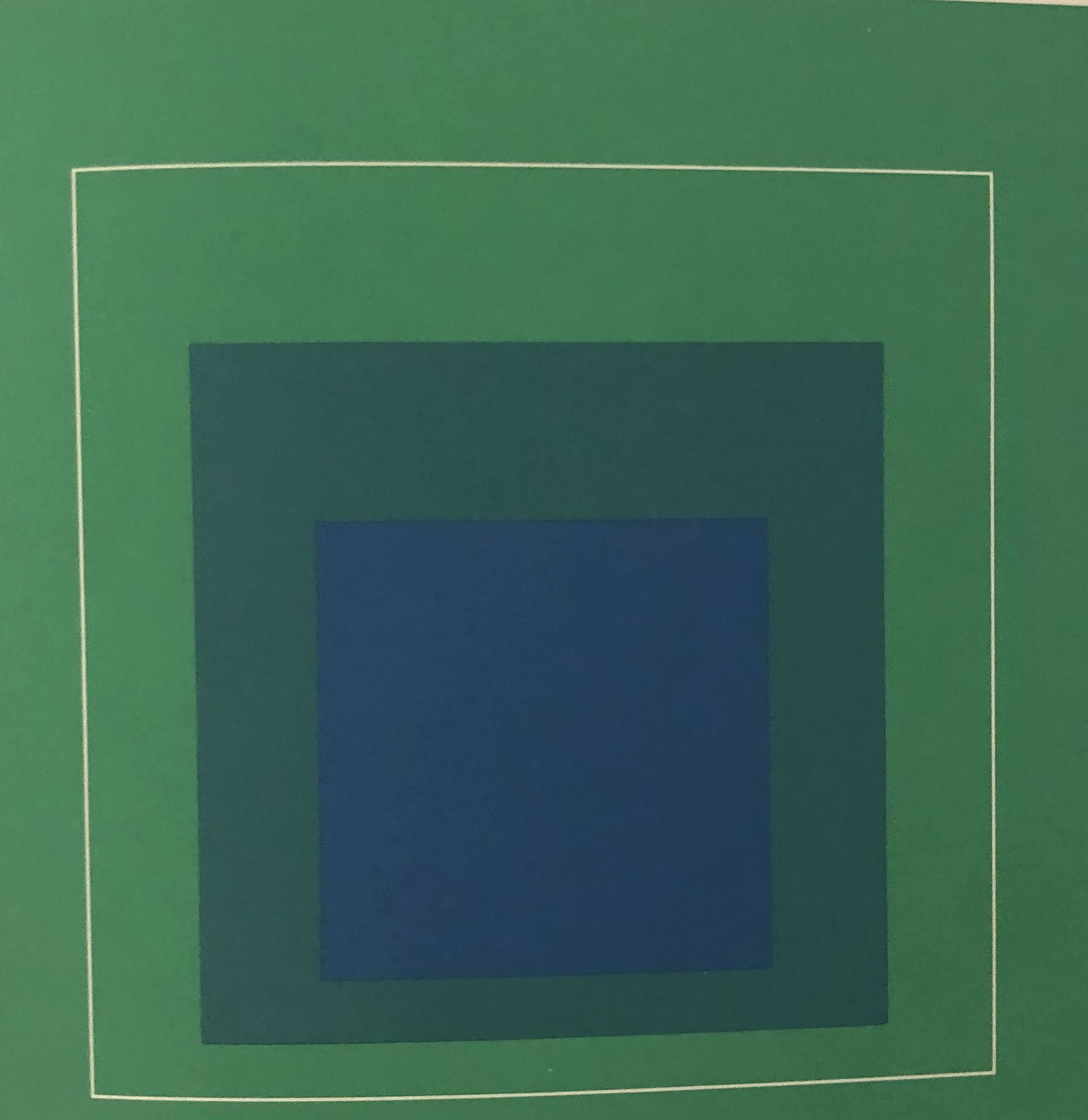 Josef Albers - Colored Print (Gemini G.E.L.), c. 1966 (1 of 1)