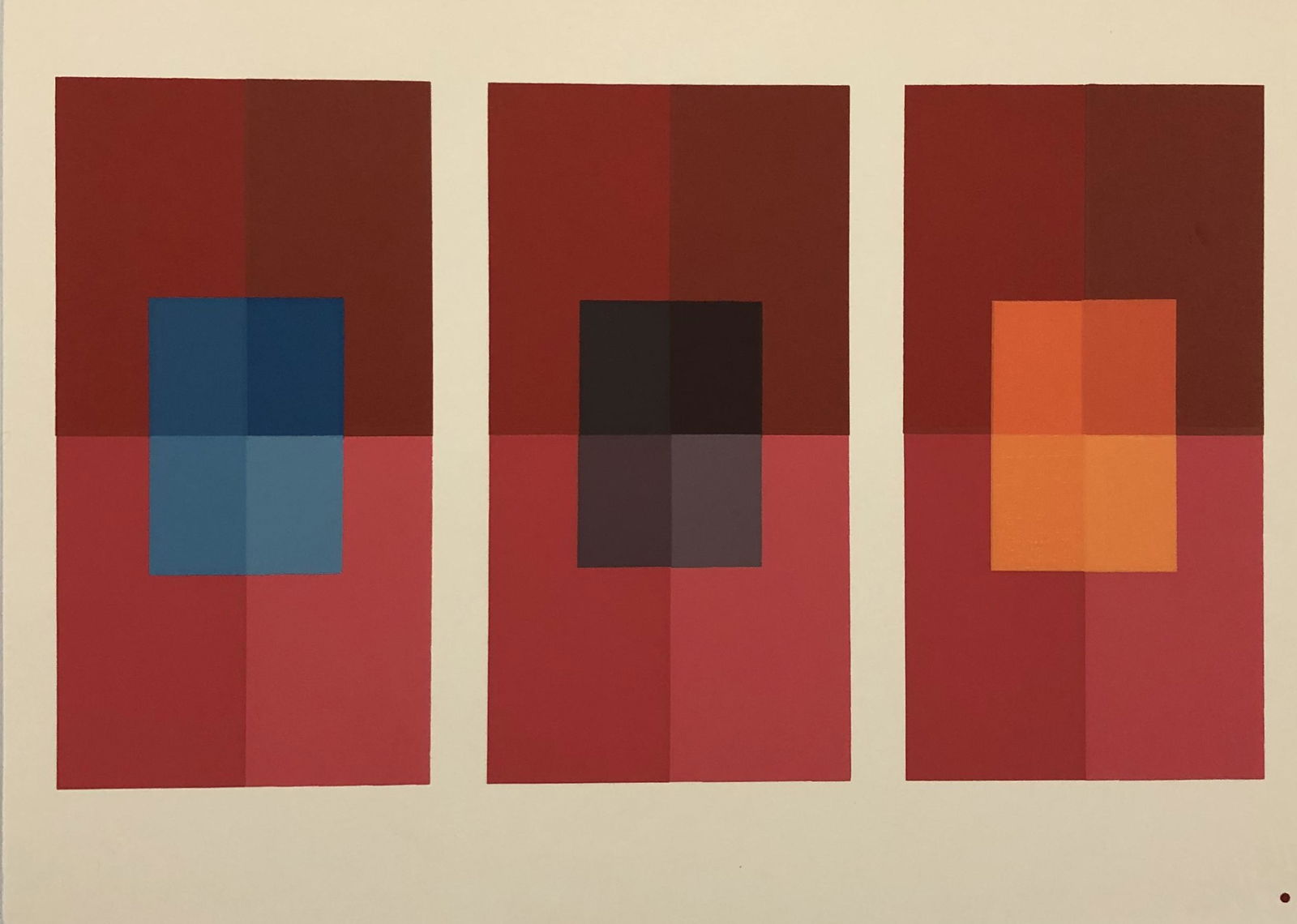 Josef Albers- Untitled, Silkscreen, 1963 (1 of 1)