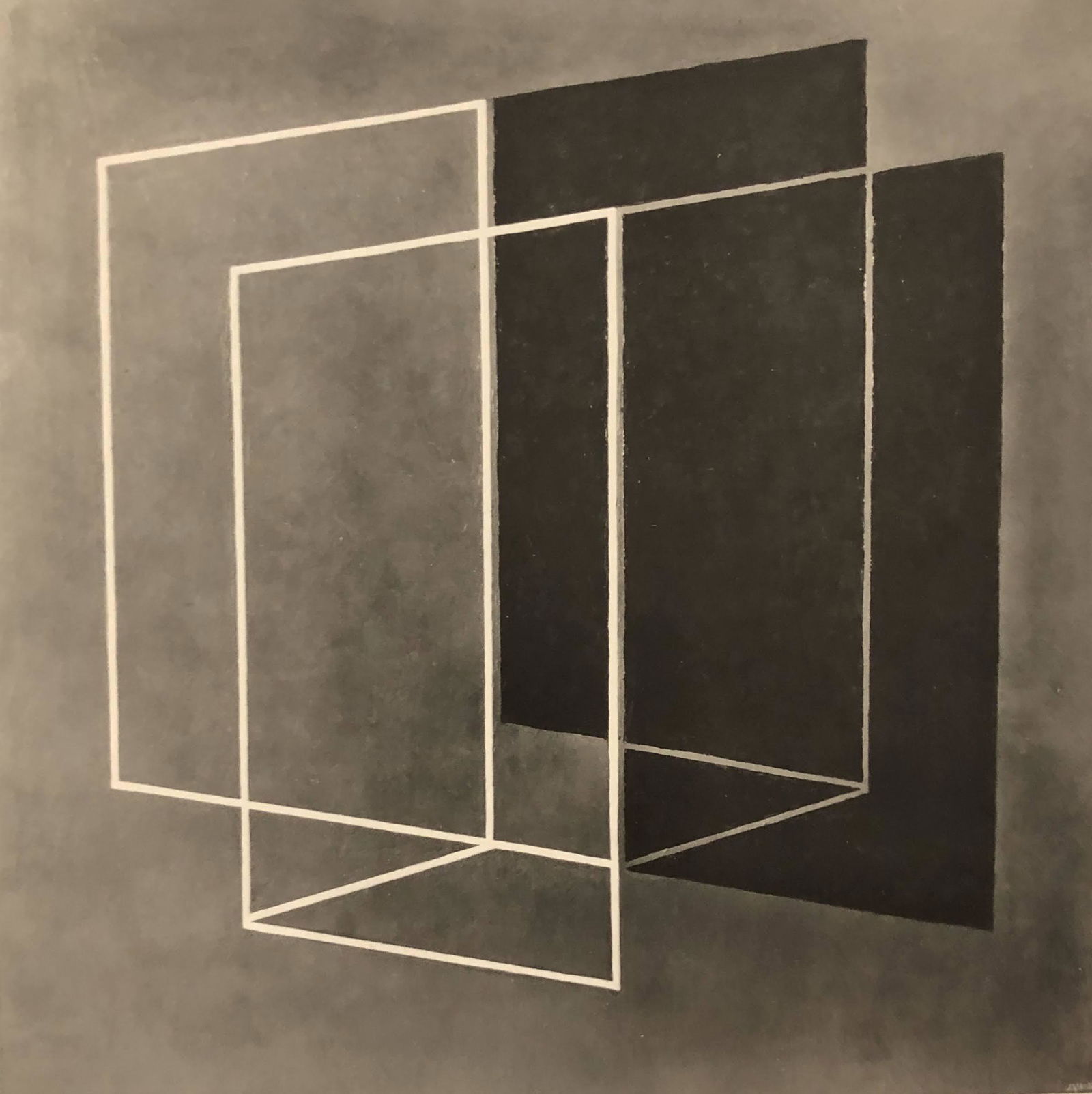 Josef Albers - Construction on Blue, c. 1968 (1 of 1)