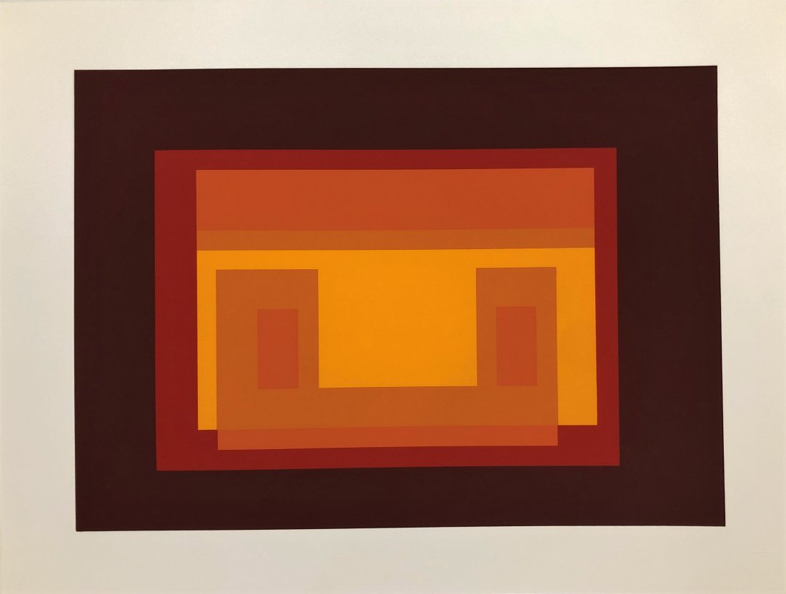 Josef Albers Formulation Articulation Screenprint 1972 (1 of 1)