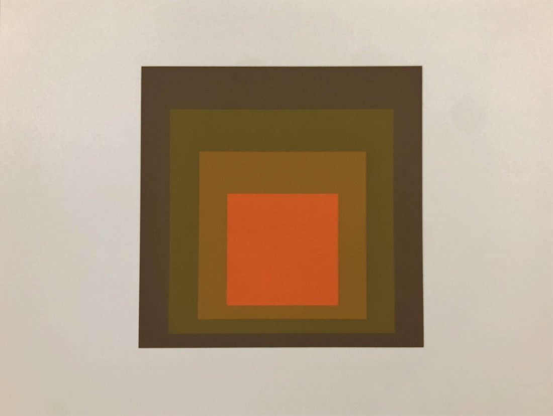 Josef Albers Formulation Articulation Screenprint 1972 (1 of 1)