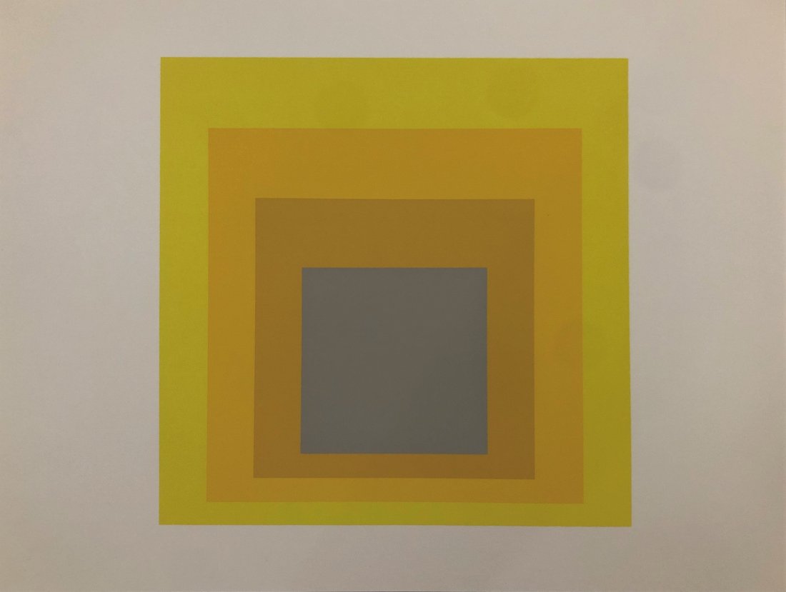 Josef Albers Formulation Articulation Screenprint 1972 (1 of 1)