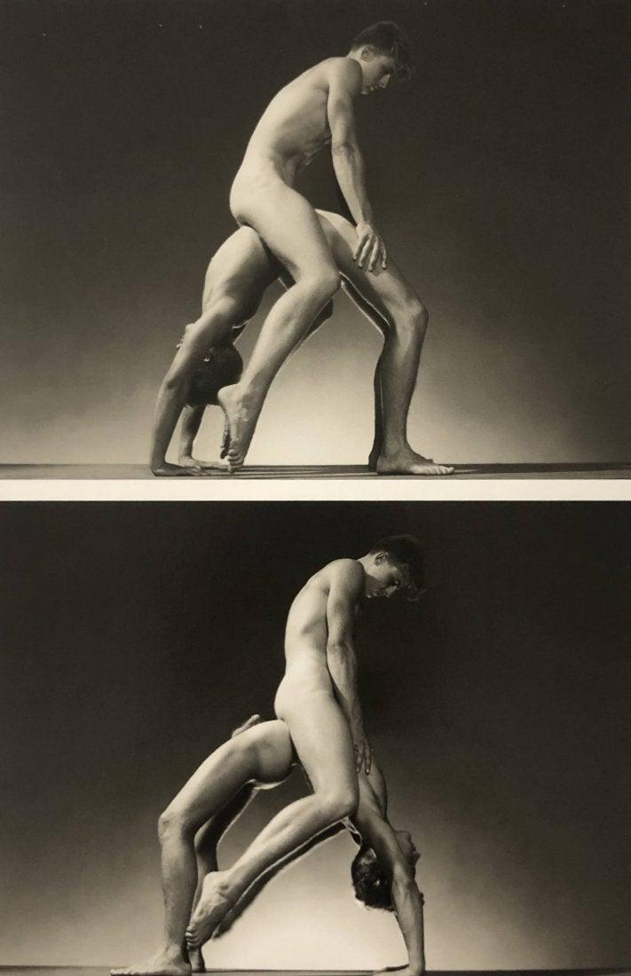 George Platt Lynes - Charles Smutney& Charles Stan,1941: GEORGE PLATT LYNES (B.1907) Charles (Tex) Smutney and Charles (Buddy) Stanley, 1941 Photo-litho 8" x 5"