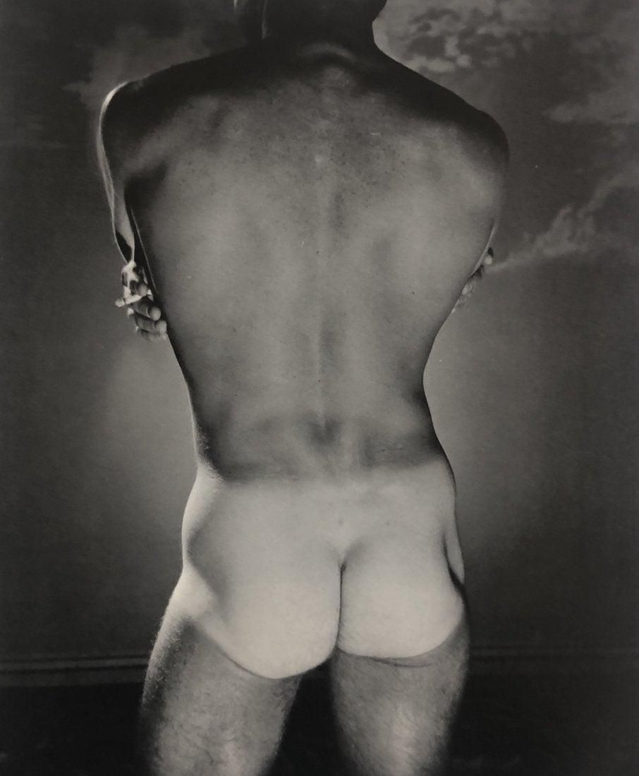 George Platt Lynes - Bruce Bradbury, ca. 1953: GEORGE PLATT LYNES (B.1907-1955) Bruce Bradbury, ca. 1953 Photo-litho 8" x 6 3/8"