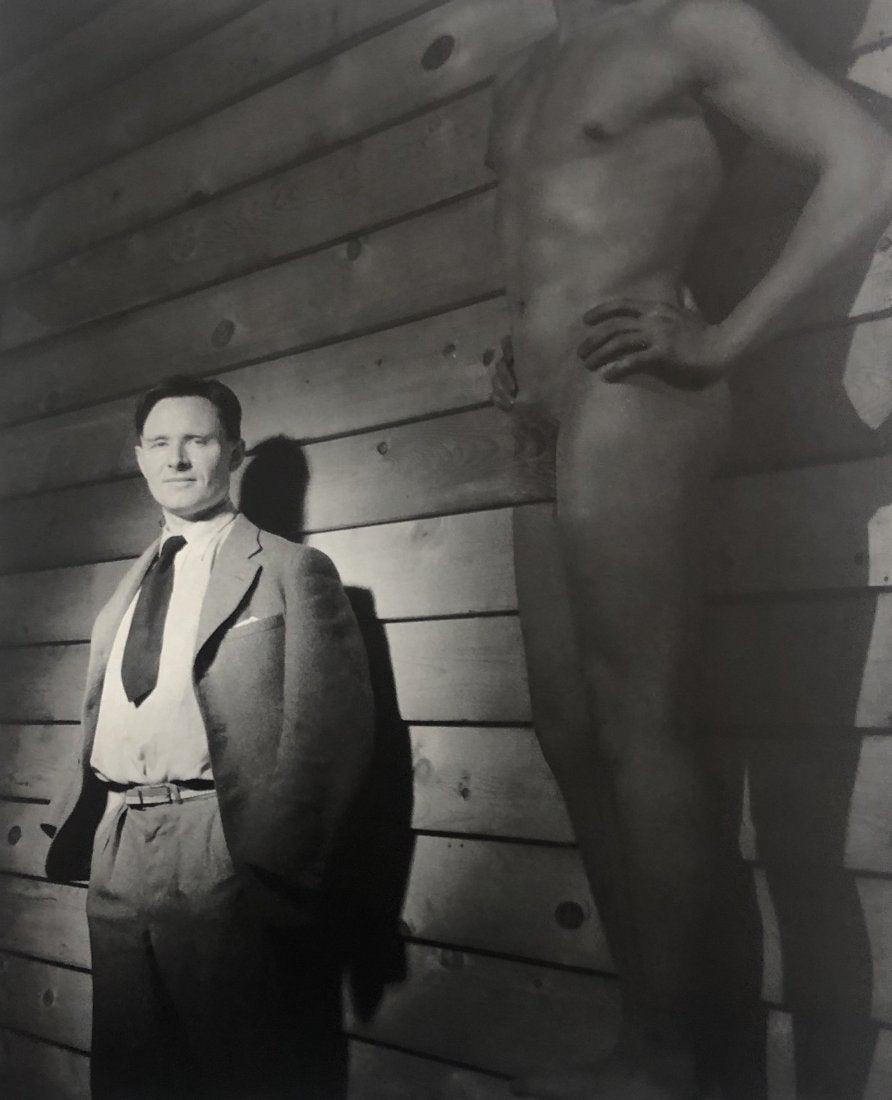 George Platt Lynes - Christopher Isherwood, ca. 1939: GEORGE PLATT LYNES (B.1907-1955) Christopher Isherwood, ca. 1939 Photo-litho 8" x 6"