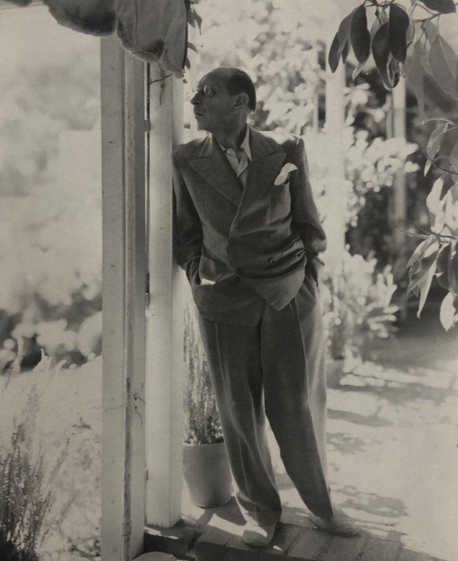 George Platt Lynes - Igor Strawinsky, ca. 1948: GEORGE PLATT LYNES (B.1907-1955) Igor Strawinsky, ca. 1948 Photo-litho 8" x 6"