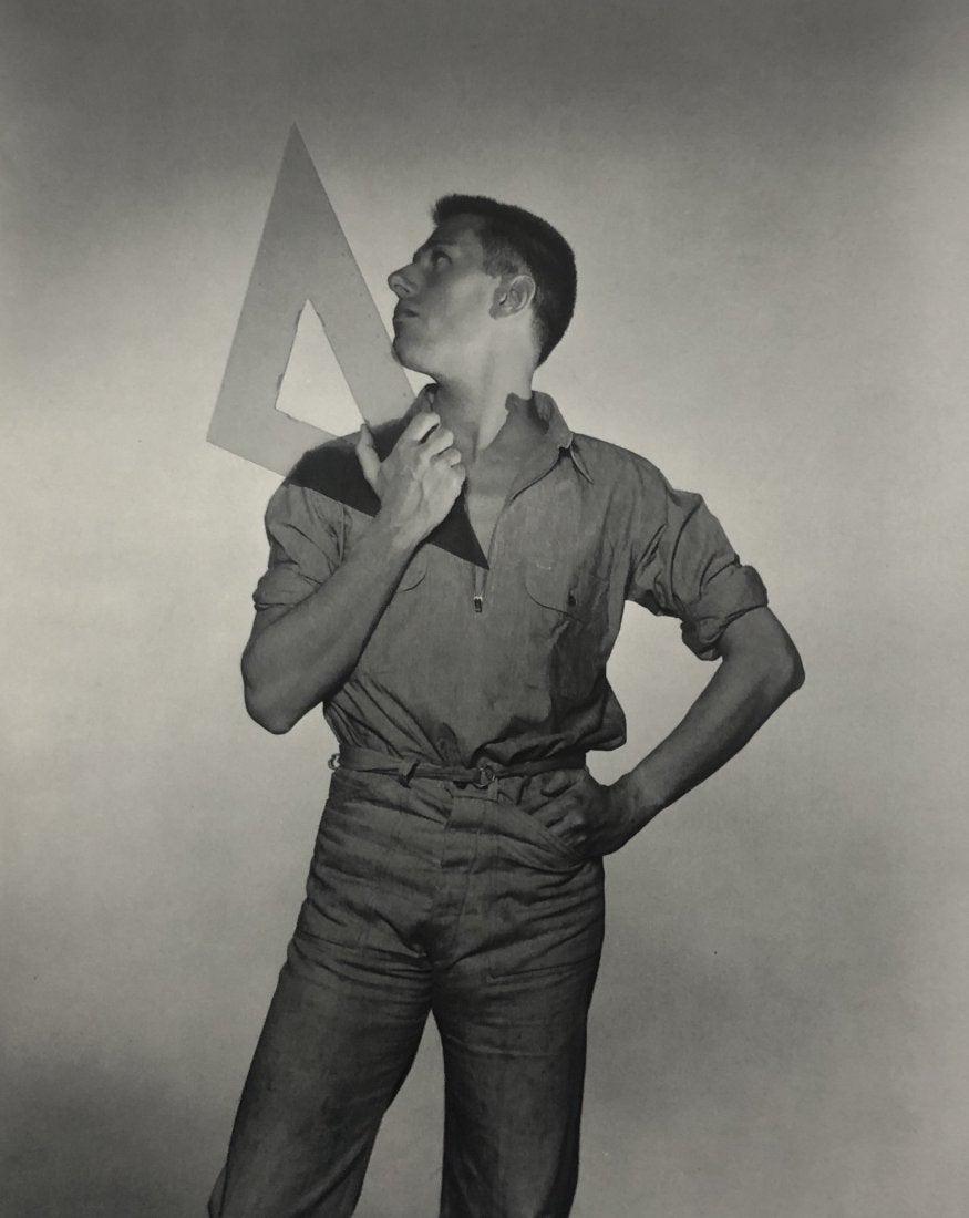 George Platt Lynes - Paul Cadmus, ca. 1940: GEORGE PLATT LYNES (B.1907-1955) Paul Cadmus, ca. 1940 Photo-litho 8" x 6"