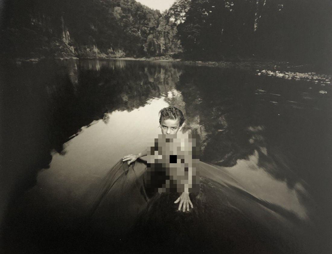 Sally Mann - The Last Time Emmett Modeled Nude, 1987: SALLY MANN (B.1951) The Last Time Emmett Modeled Nude, 1987 Photo-litho 8" x 10"