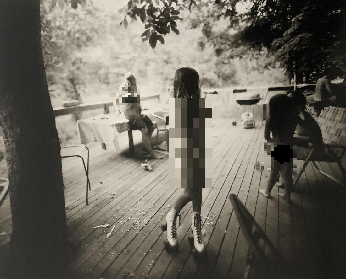 Sally Mann - White Skates, 1990: SALLY MANN (B.1951) White Skates, 1990 Photo-litho 8" x 10"
