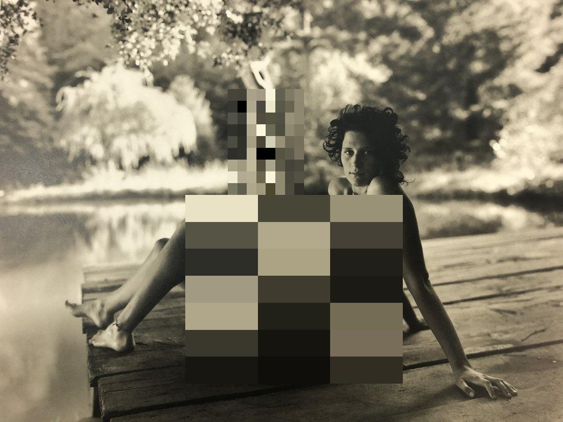 Jock Sturges- Allegra&Karuna; Northern California, 1998: JOCK STURGES (B.1947) Allegra and Karuna; Northern California, 1998 Photo-litho 8.5" x 11"