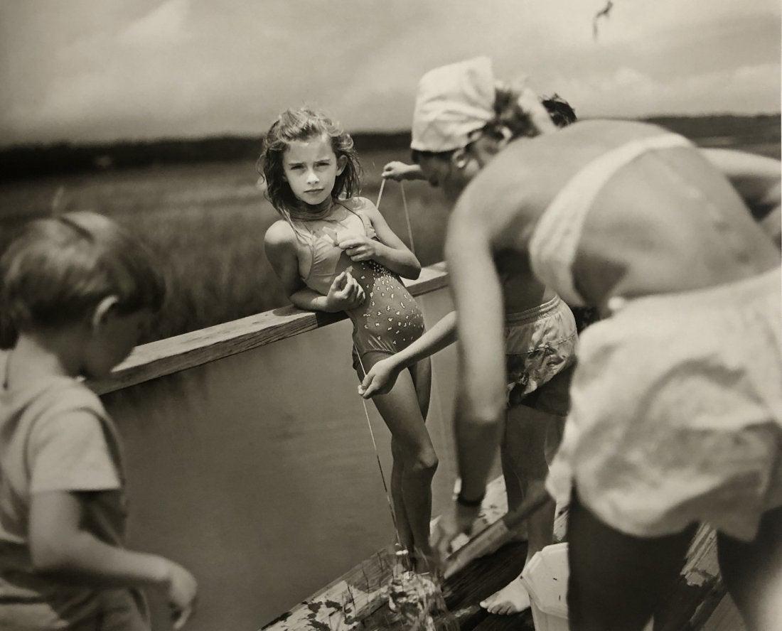 Sally Mann - Crabbing at Pawley: SALLY MANN (B.1951) Crabbing at Pawley's, 1989 Photo-litho 8" x 10"