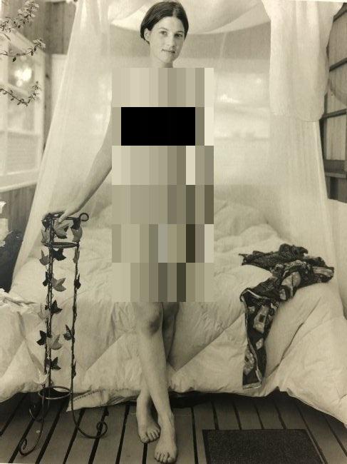 Jock Sturges- Cecile; Montalivet, France,1999: JOCK STURGES (B.1947) Cecile; Montalivet, France, 1999 Photo-litho 11" x 8.5"