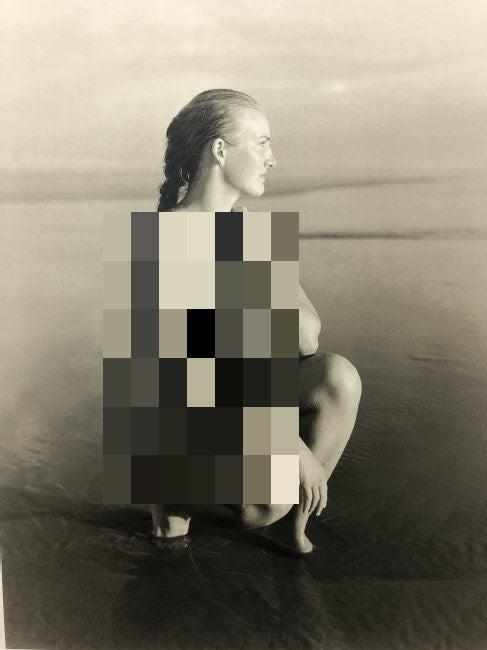 Jock Sturges- Arianne; Montalivet, France, 1999: JOCK STURGES (B.1947) Arianne; Montalivet, France, 1999 Photo-litho 11" x 8.5"