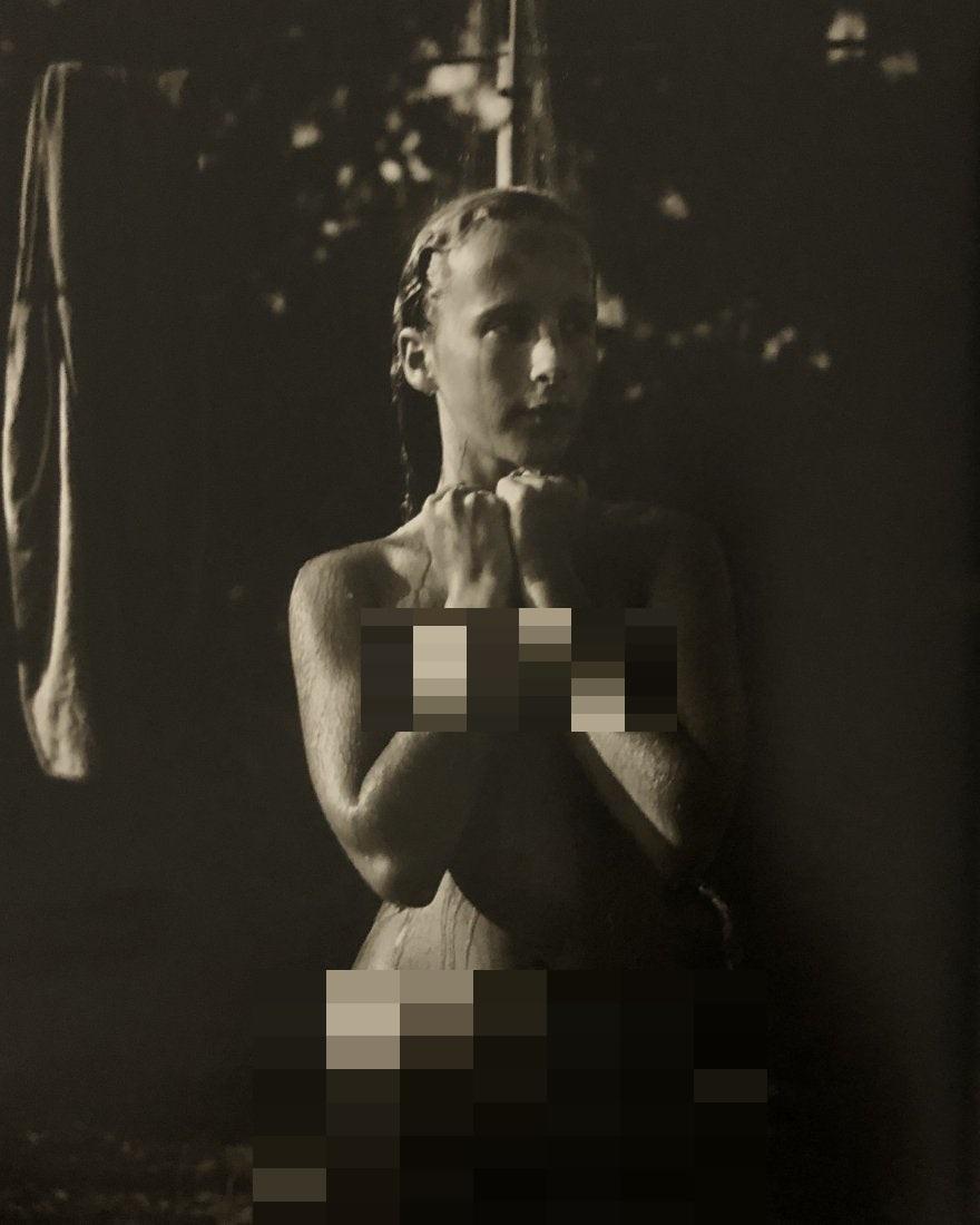 Jock Sturges- Brooke; Northern California, 1985: JOCK STURGES (B.1947) Brooke; Northern California, 1985 Photo-litho 9.5" x 7.5"