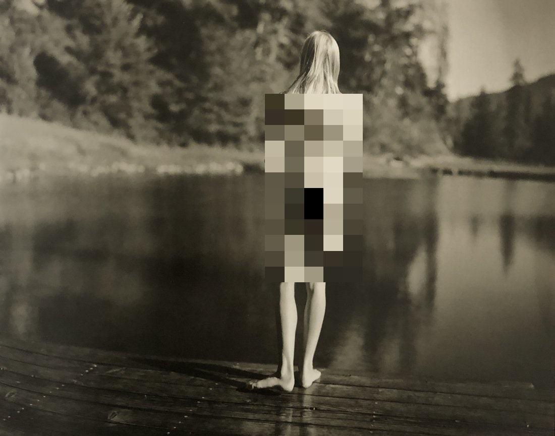 Jock Sturges- Fan Chen; Northern California,1978: JOCK STURGES (B.1947) Fan Chen; Northern California, 1978 Photo-litho 9.5" x 7.5"