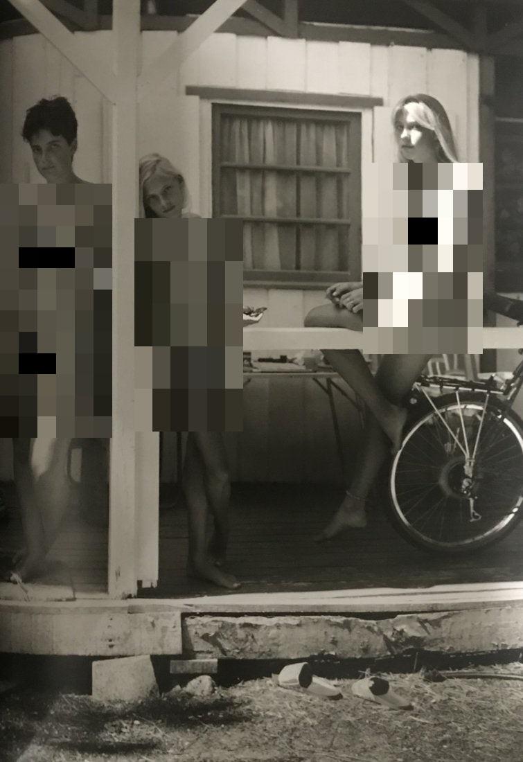 Jock Sturges - Hanneke, Montalivet, France, 1992: JOCK STURGES (B.1947) Hanneke, Montalivet, France, 1992 Photo-litho 10 1/4" x 8"