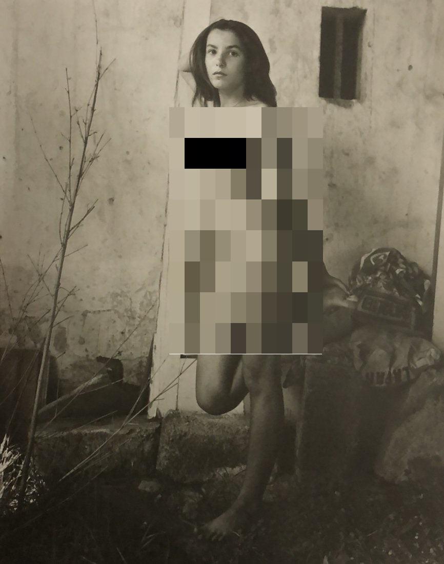 Jock Sturges -Marie & Bettina, Montalivet, France, 1992: JOCK STURGES (B.1947) Marie et Bettina, Montalivet, France, 1992 Photo-litho 10" x 8"