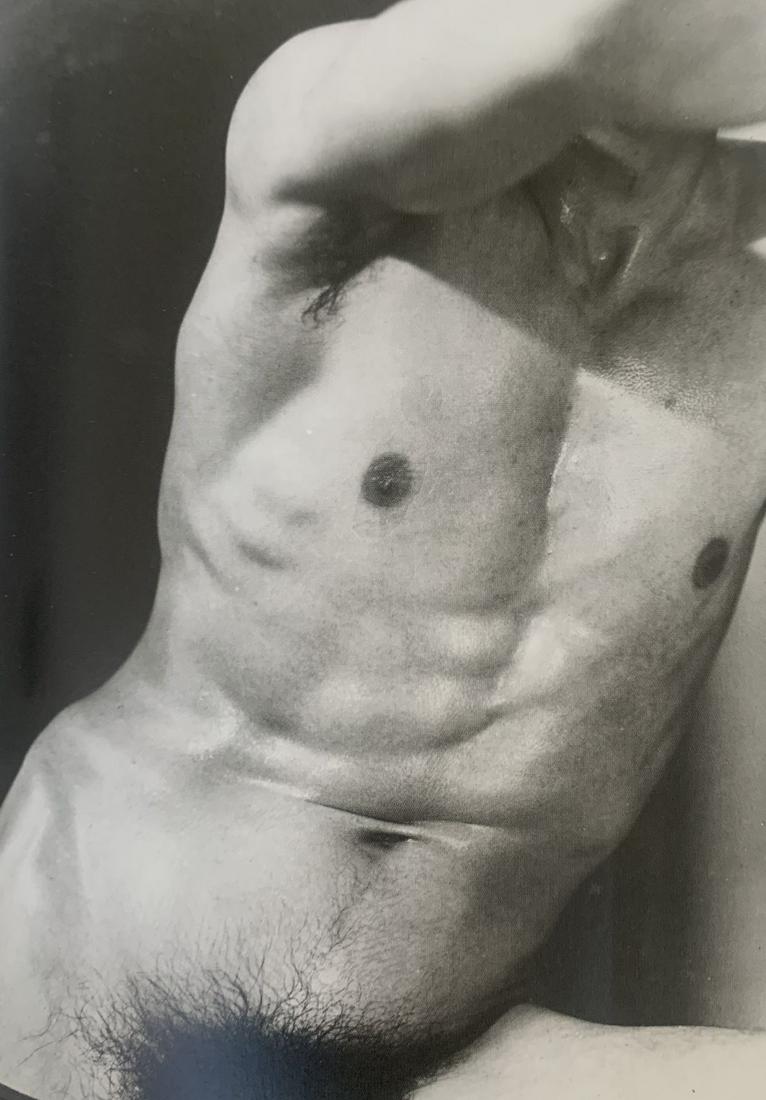 George Honyngen-Huene - Male Nude, Photo-Litho: George Hoyningen-Huene (1900-1968) Male Nude Photo-litho Printed circa later 20th c. 6 5/8" x 4 5/8"