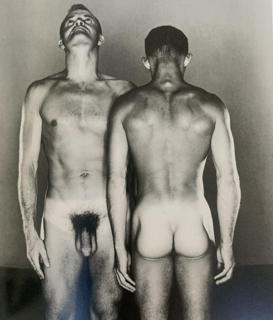 George Platt Lynes - Male Nude, Photo-Litho: George Platt Lynes (1907-1955) Male Nude Photo-litho Printed circa later 20th c. 5 1/2" x 4 5/8"