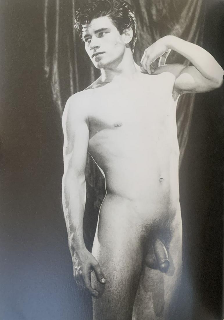 Bob Mizer - Male Nude, Photo-Litho: Bob Mizer (1922-1992) Male Nude Photo-litho Printed circa later 20th c. 6" x 4 1/2"