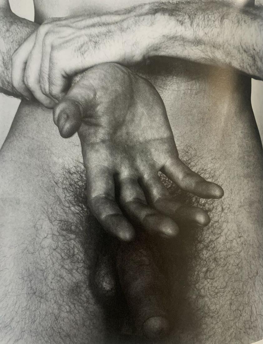George Platt Lynes - Male Nude, Photo-Litho: George Platt Lynes (1907-1955) Male Nude Photo-litho Printed circa later 20th c. 5 3/4" x 4 5/8"
