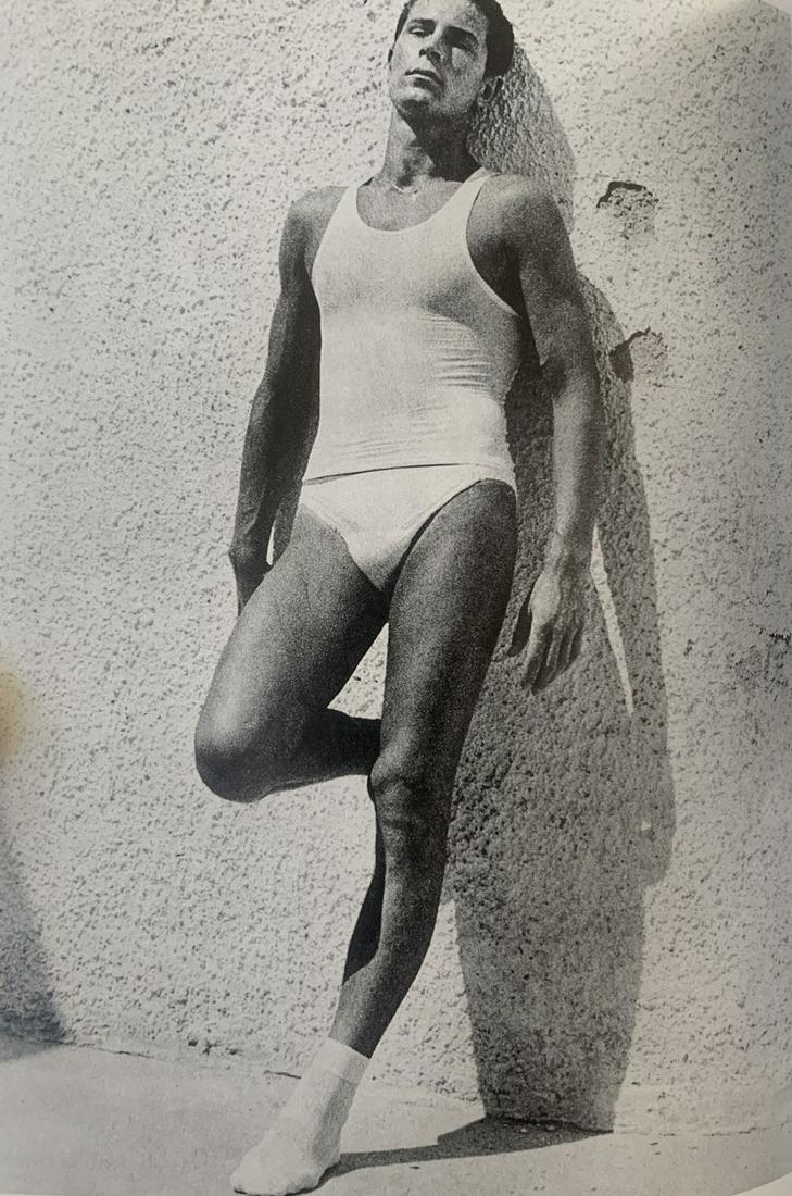 Herbert List - Male Nude, Photo-Litho: Herber List (1903-1975) Male Nude Photo-litho Printed circa later 20th c. 6 1/2" x 4 1/2"