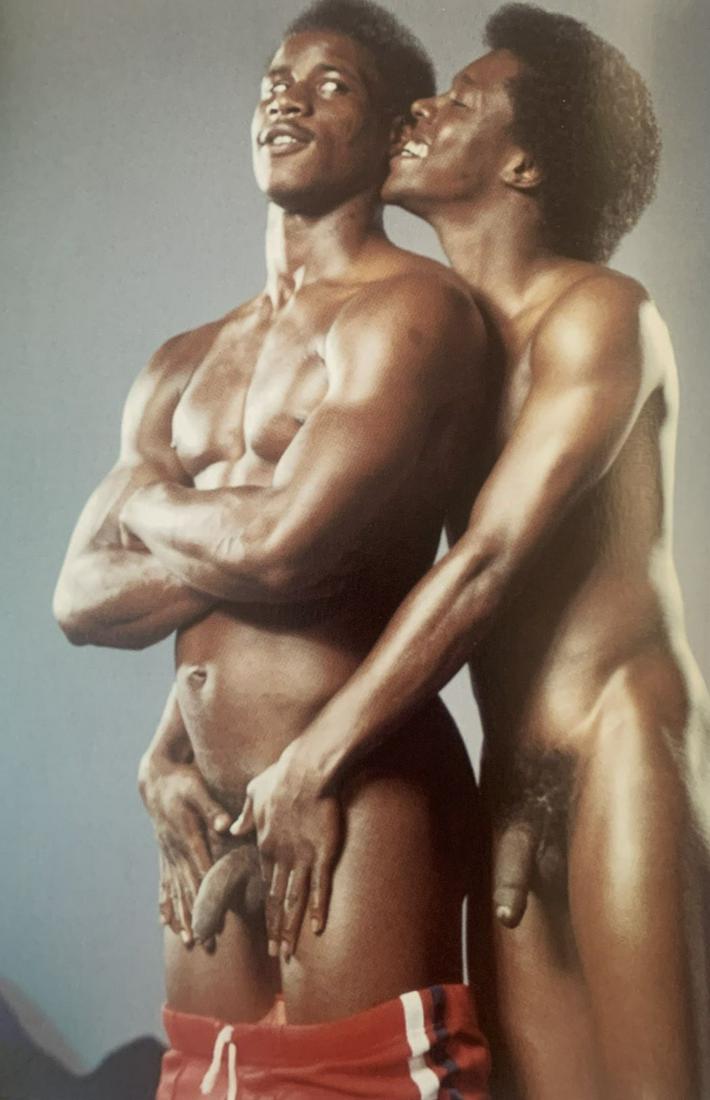 Bob Mizer - Male Nude, Photo-Litho: Bob Mizer (1922-1992) Male Nude Photo-litho Printed circa later 20th c. 6 1/2" x 4 5/8"