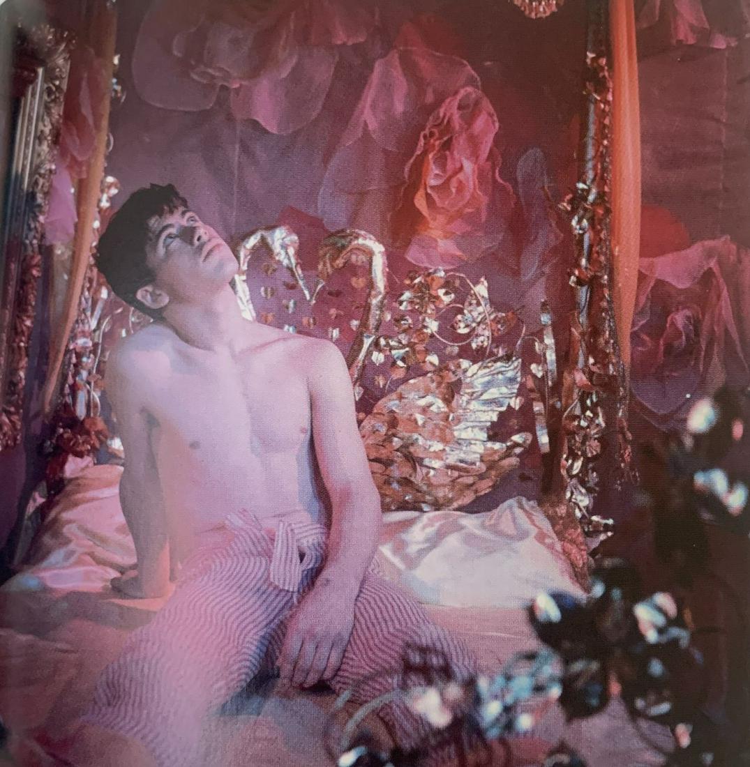 James Bidgood - Male Nude, Photo-Litho: James Bidgood 20th Century Male Nude Photo-litho Printed circa later 20th c. 4 1/2" x 4 1/2"