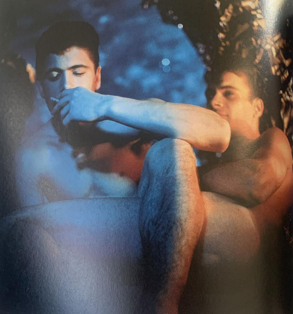 James Bidgood - Male Nude, Photo-Litho: James Bidgood 20th Century Male Nude Photo-litho Printed circa later 20th c. 4 5/8" x 4 5/8"