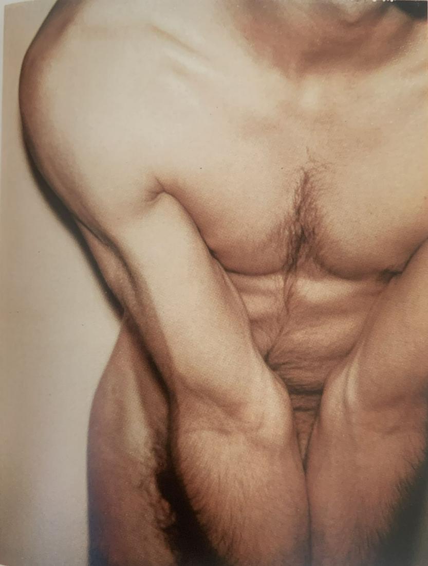 Andy Warhol - Male Nude, Photo-Litho: Andy Warhol (1928-1987) Male Nude Photo-litho Printed circa later 20th c. 6" x 4 1/2"