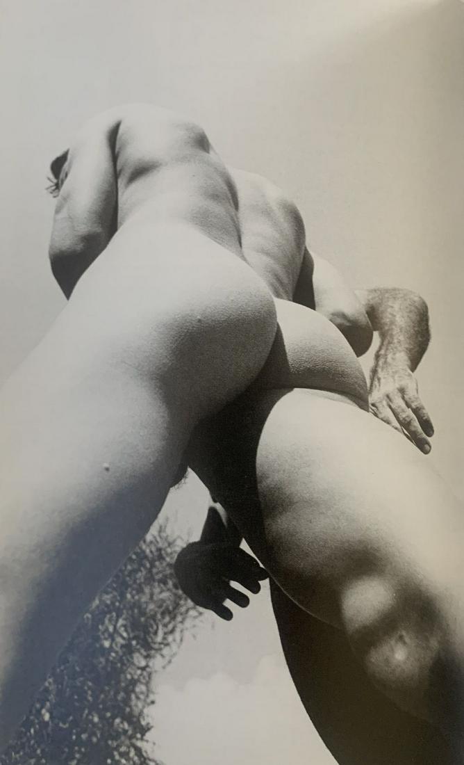 Ernestine Ruben - Male Nude, Photo-Litho: Ernestine Ruben 20th Century Male Nude Photo-litho Printed circa later 20th c. 6 1/2" x 4"