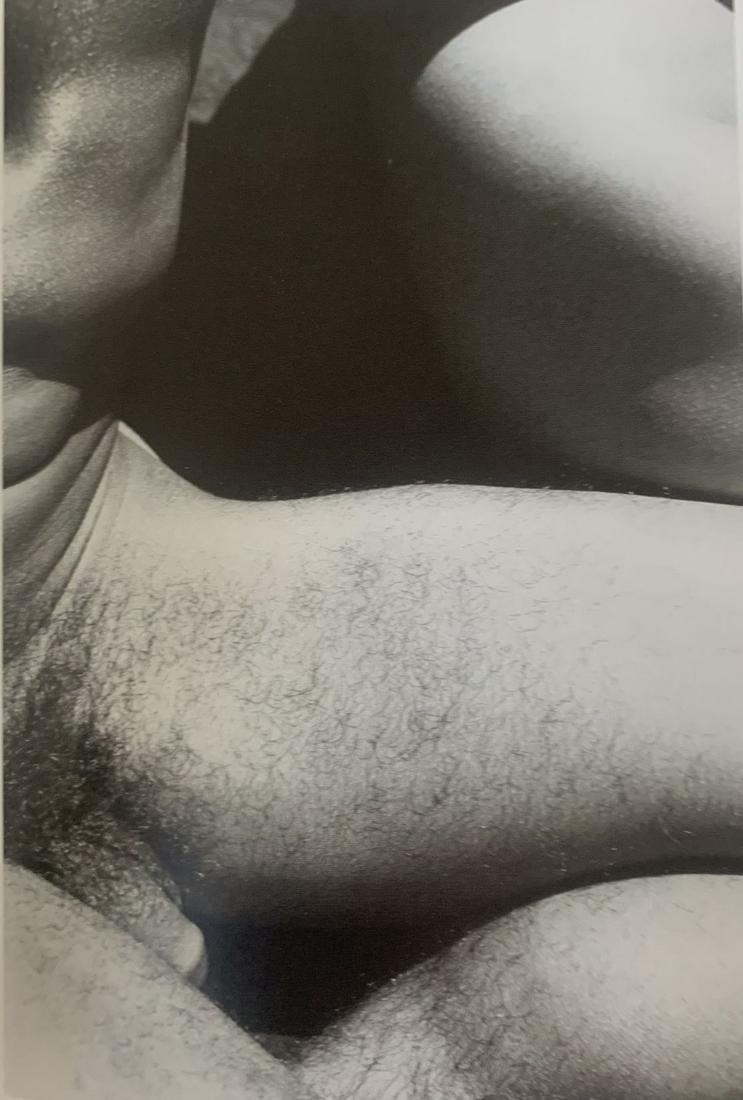 Ernestine Ruben - Male Nude, Photo-Litho: Ernestine Ruben 20th Century Male Nude Photo-litho Printed circa later 20th c. 6 1/2" x 4 3/8"