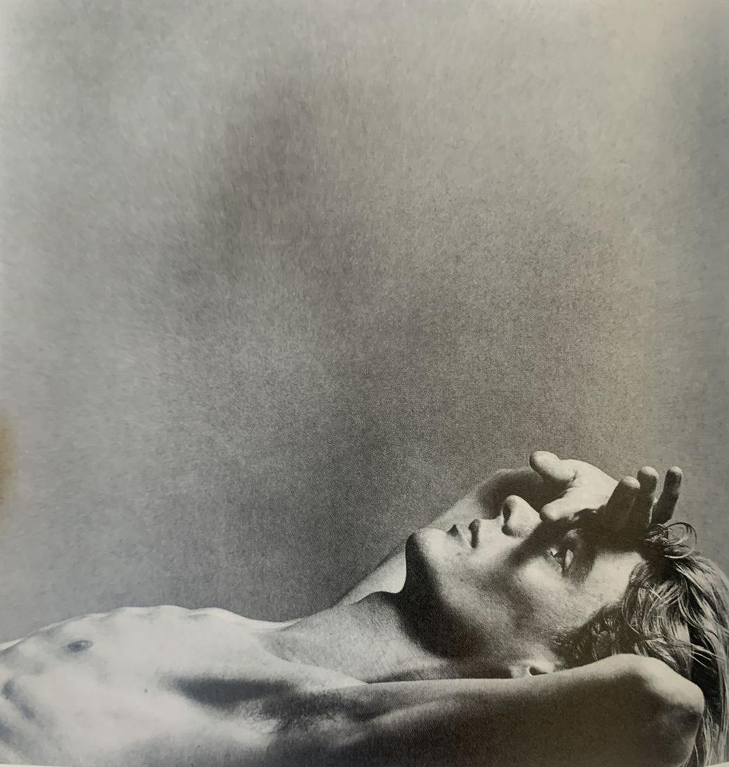 Hans Van Manen - Male Nude, Photo-Litho: Hans Van Manen 20th Century Male Nude Photo-litho Printed circa later 20th c. 4 1/2" x 4 1/2"