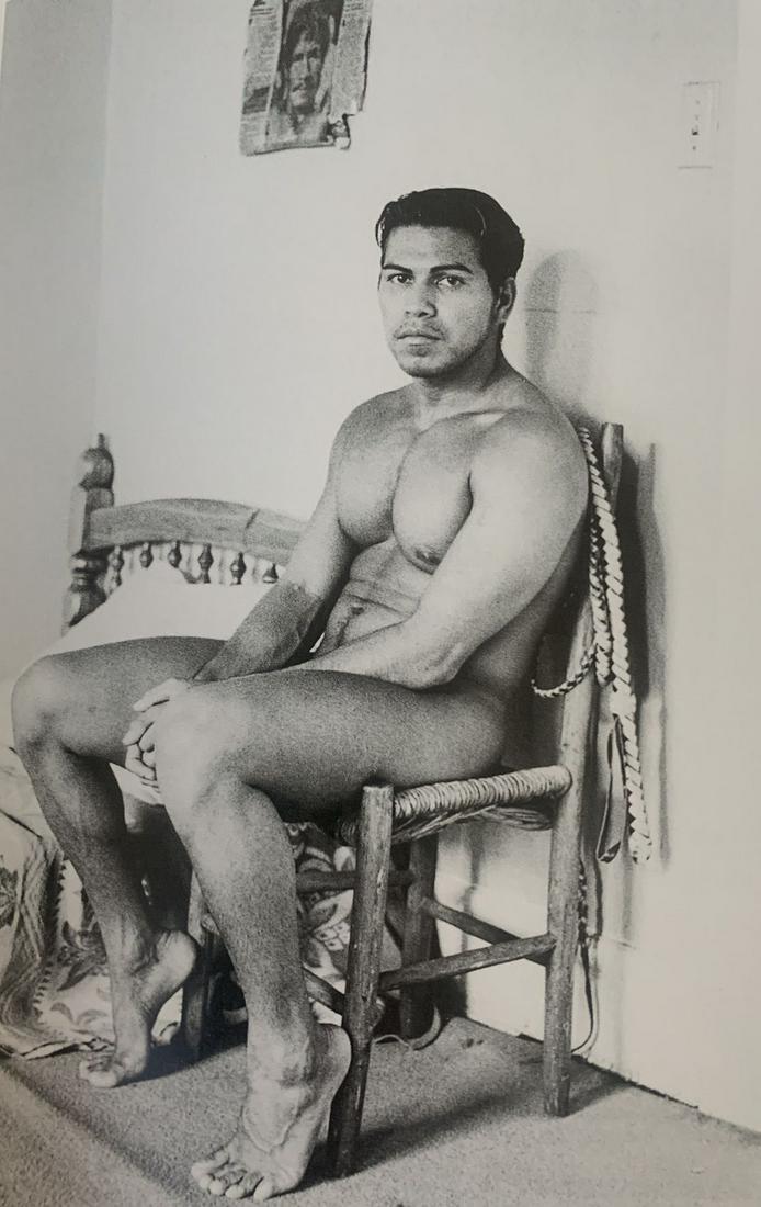 John Sonsini - Male Nude, Photo-Litho: John Sonsini 20th Century Male Nude Photo-litho Printed circa later 20th c. 6 1/2 " x 4 1/2"