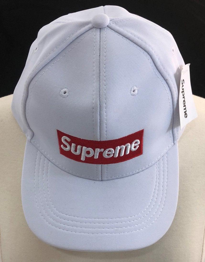 Supreme White Hat: SUPREME Hat issued by Supreme