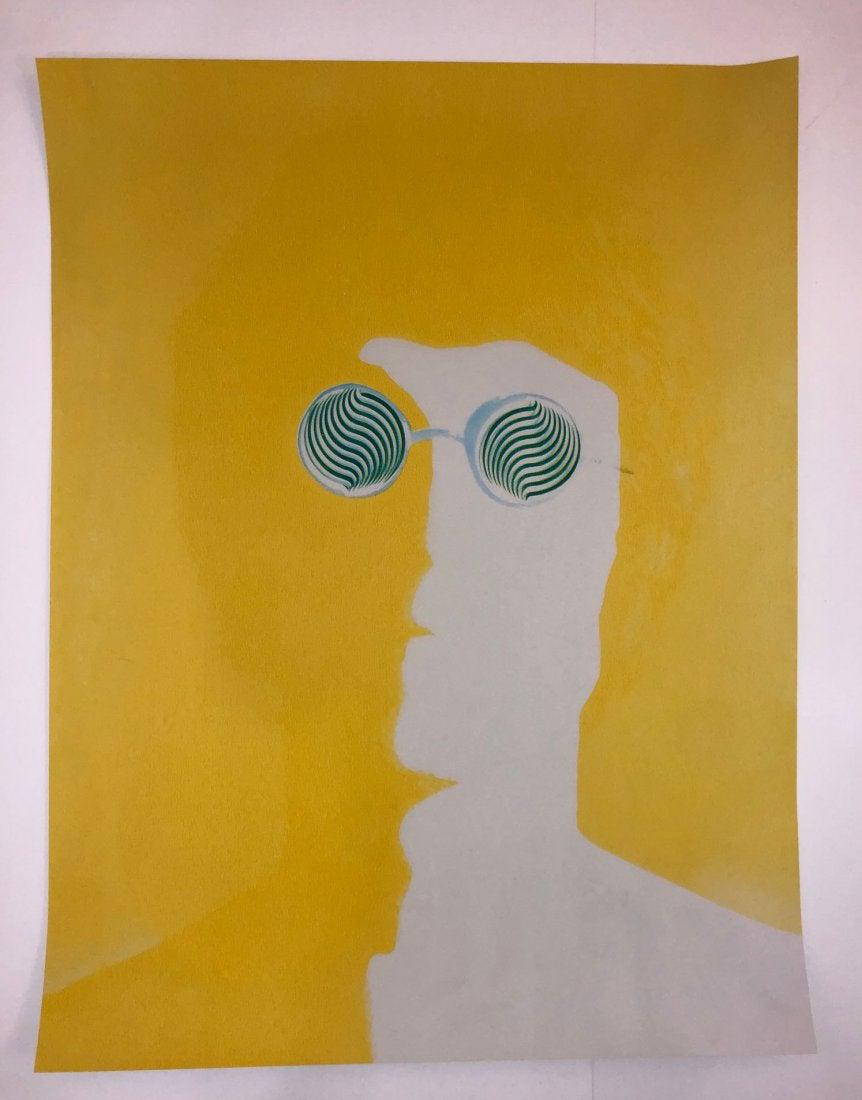 Richard Avedon - John Lennon Offset Lithograph Poster: RICHARD AVEDON (1923-2004) John Lennon Offset lithograph in colors 29 1/2" x 22 1/2"