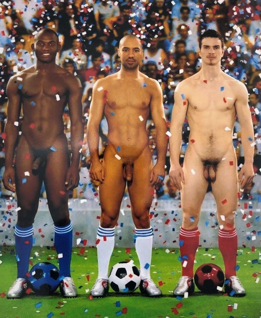 Pierre et Gilles - Vive la France!, Glossy Photo-Litho: PIERRE ET GILLES Vive la France! Glossy Photo-litho Printed circa 2000's 12" x 10"