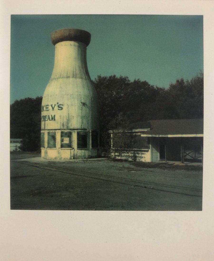 Walker Evans - Sankey Ice Cream, Photo-Litho: WALKER EVANS (1903-1975) Sankey's Ice Cream, Taunton, Massachusetts Printed circa late quarter of 20th c. Photo-litho 4" x 3"