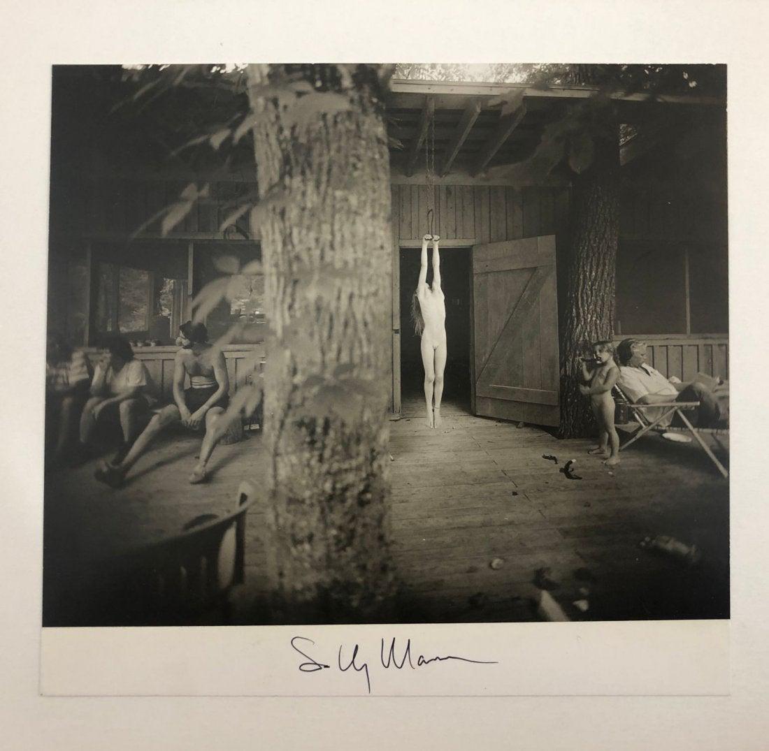 Sally Mann - Hayhook, Hand Signed, Photo-Litho: SALLY MANN (B. 1951) Hayhook Photo-litho 9" x 9 5/8" Signed in the mount in ink