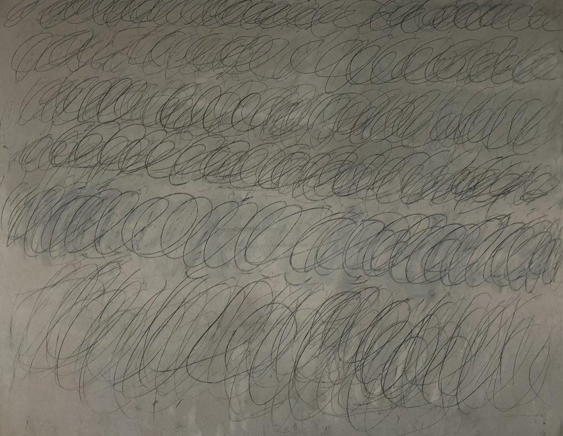 Cy Twombly - Untitled, Offset Lithograph: CY TWOMBLY (1928-2011) Untitled Offset lithograph in colors on heavy paper 23 1/2" x 30"